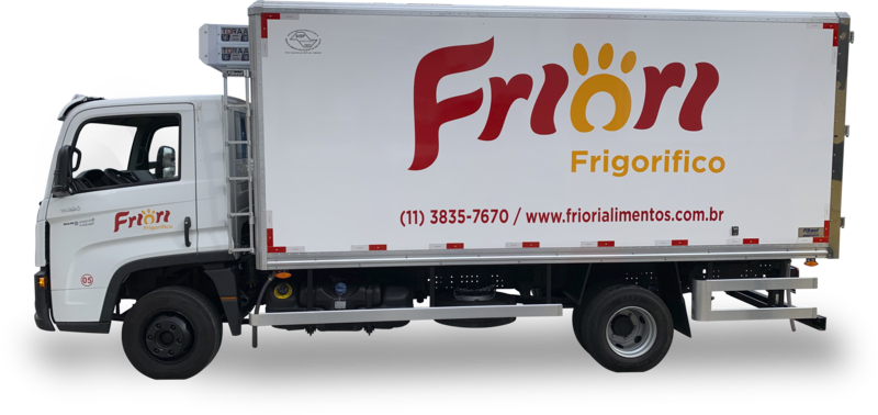 Caminhões da Friori Alimentos